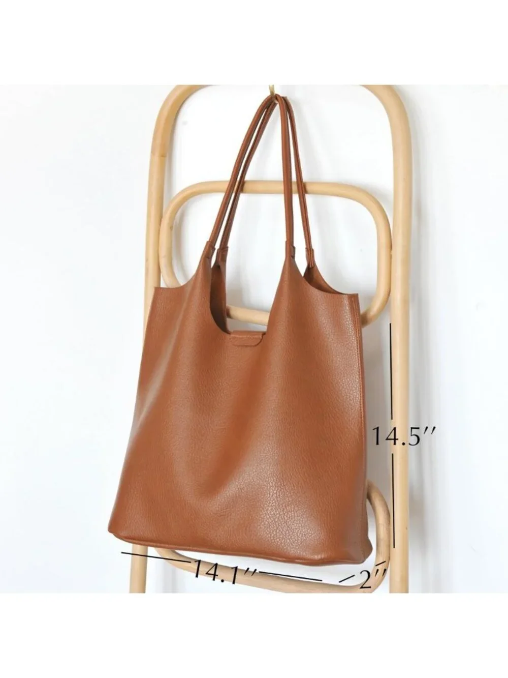 Stylish Soft Vegan Leather Hobo Tote Bag for Women - Perfect for Travel & Daily